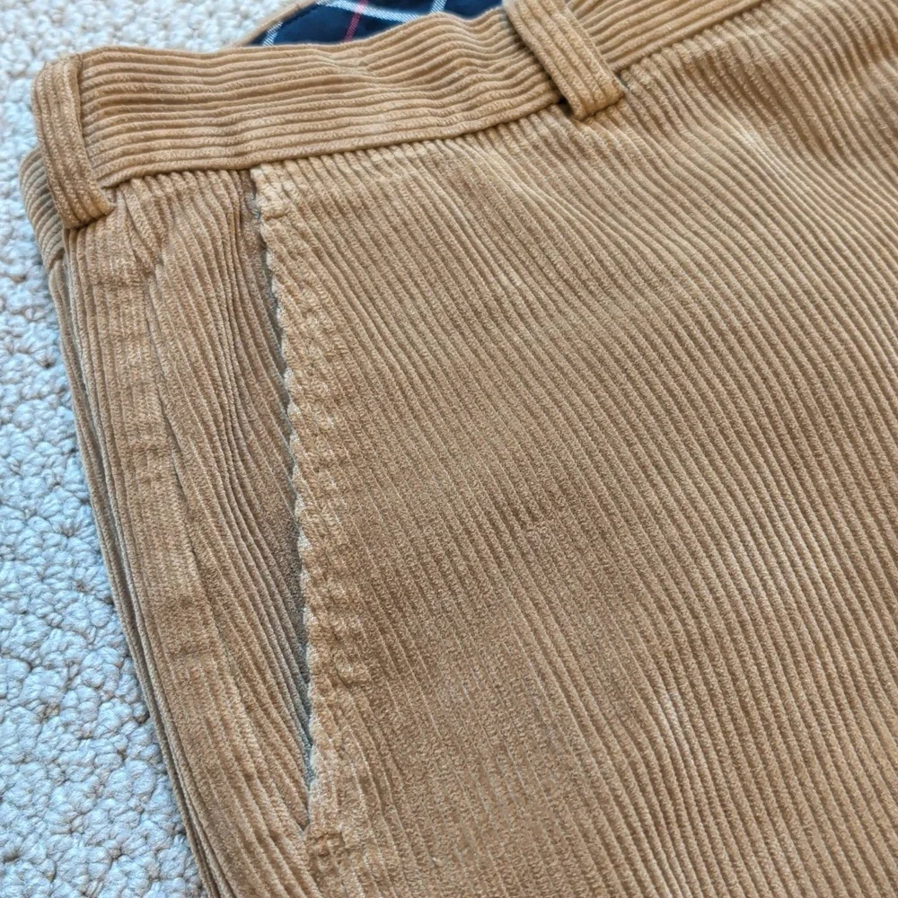 Brooks Brothers Wide Wale Tan Corduroy Pants 38 x 30